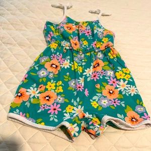 Floral print romper